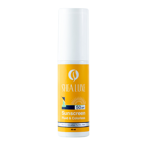 فلوئید ضدآفتاب و ضدلک بی رنگ مناسب پوست چرب و مختلط -50میلی لیتر -SPF50