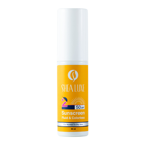 فلوئید ضد آفتاب و ضد لک بی رنگ مناسب پوست خشک و معمولی-50میلی لیتر -SPF50